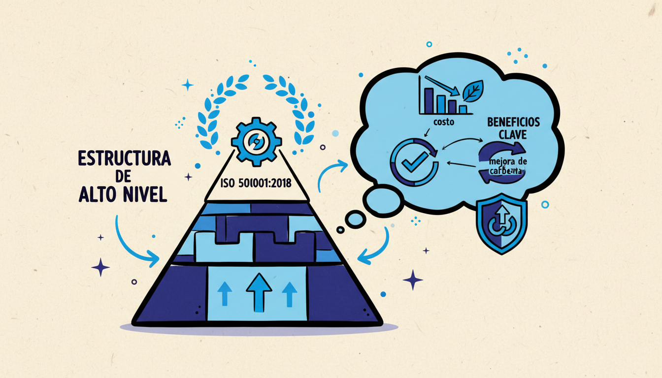 ISO 50001:2018: estructura de alto nivel y beneficios clave