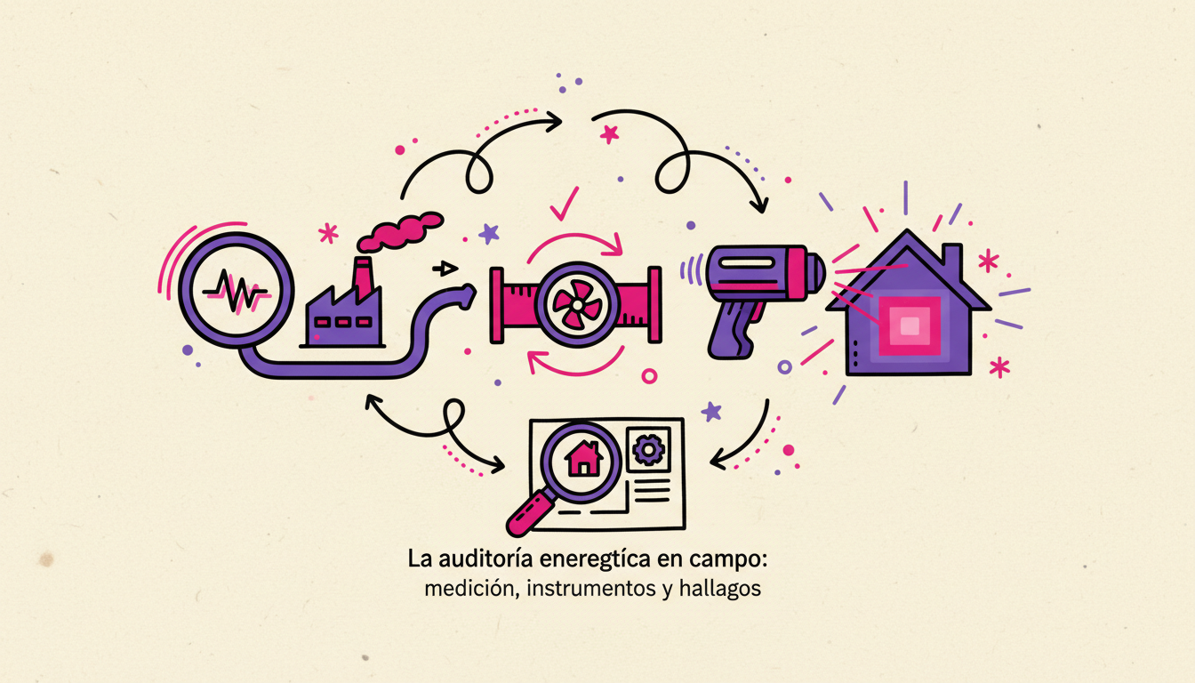 Instrumentos de medición: analizadores, caudalímetros, termografía