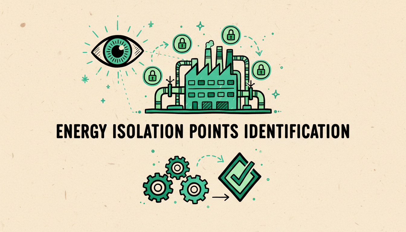 Identificación de puntos de aislamiento de energía (EIP)