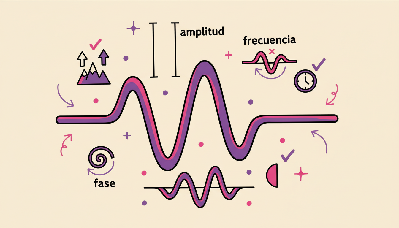 Fundamentos de la vibración: amplitud, frecuencia y fase