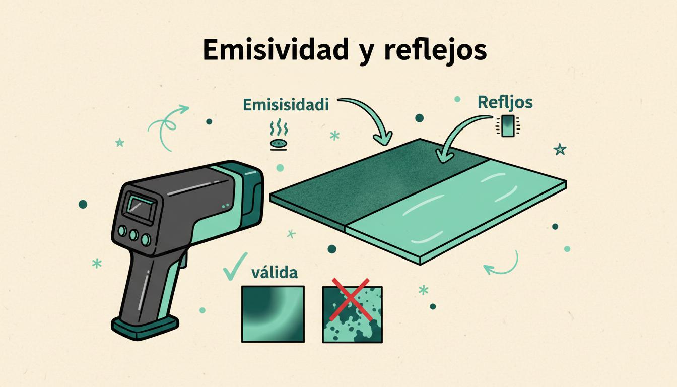 Emisividad y reflejos: cómo tomar una termografía válida
