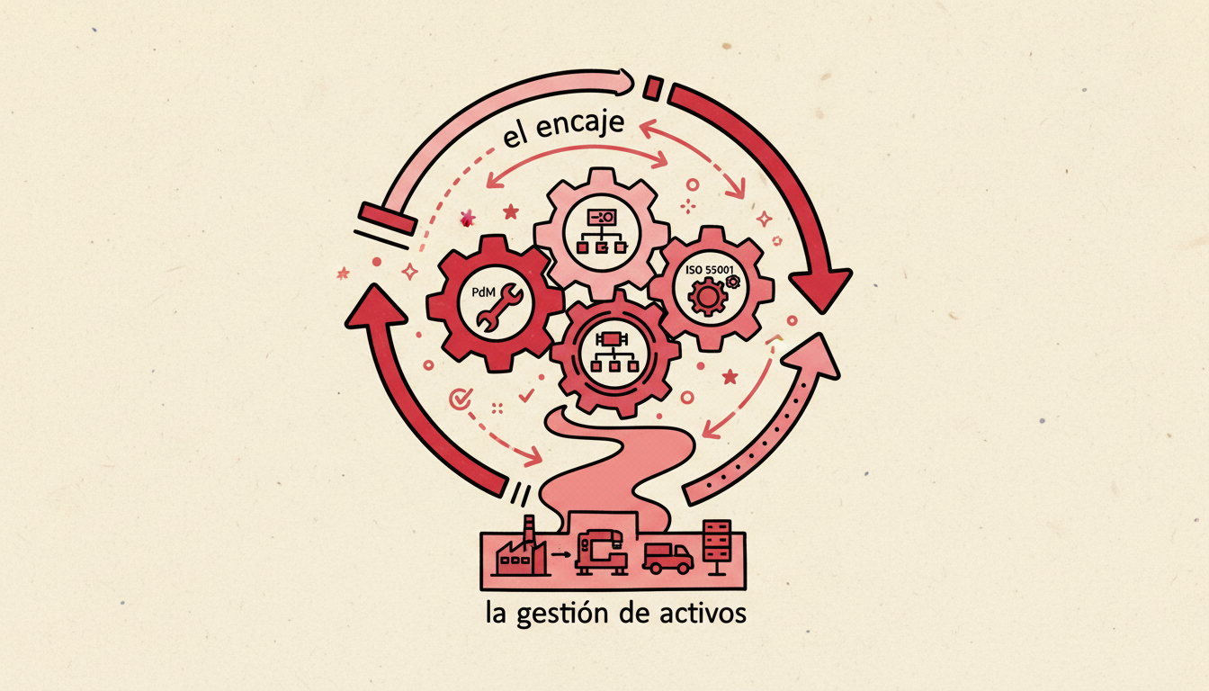 PdM, RCM e ISO 55001: el encaje en la gestión de activos