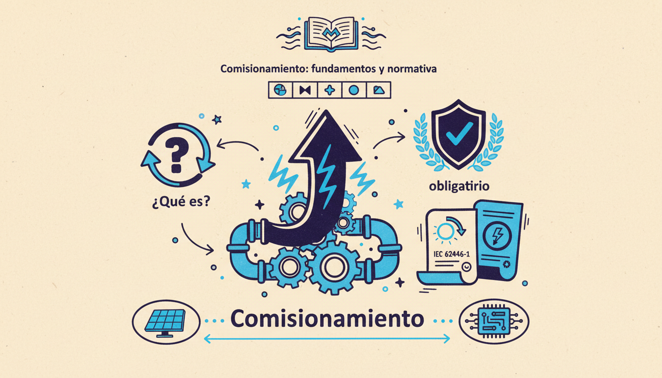 ¿Qué es el comisionamiento y por qué es obligatorio? (IEC 62446-1, NEC)