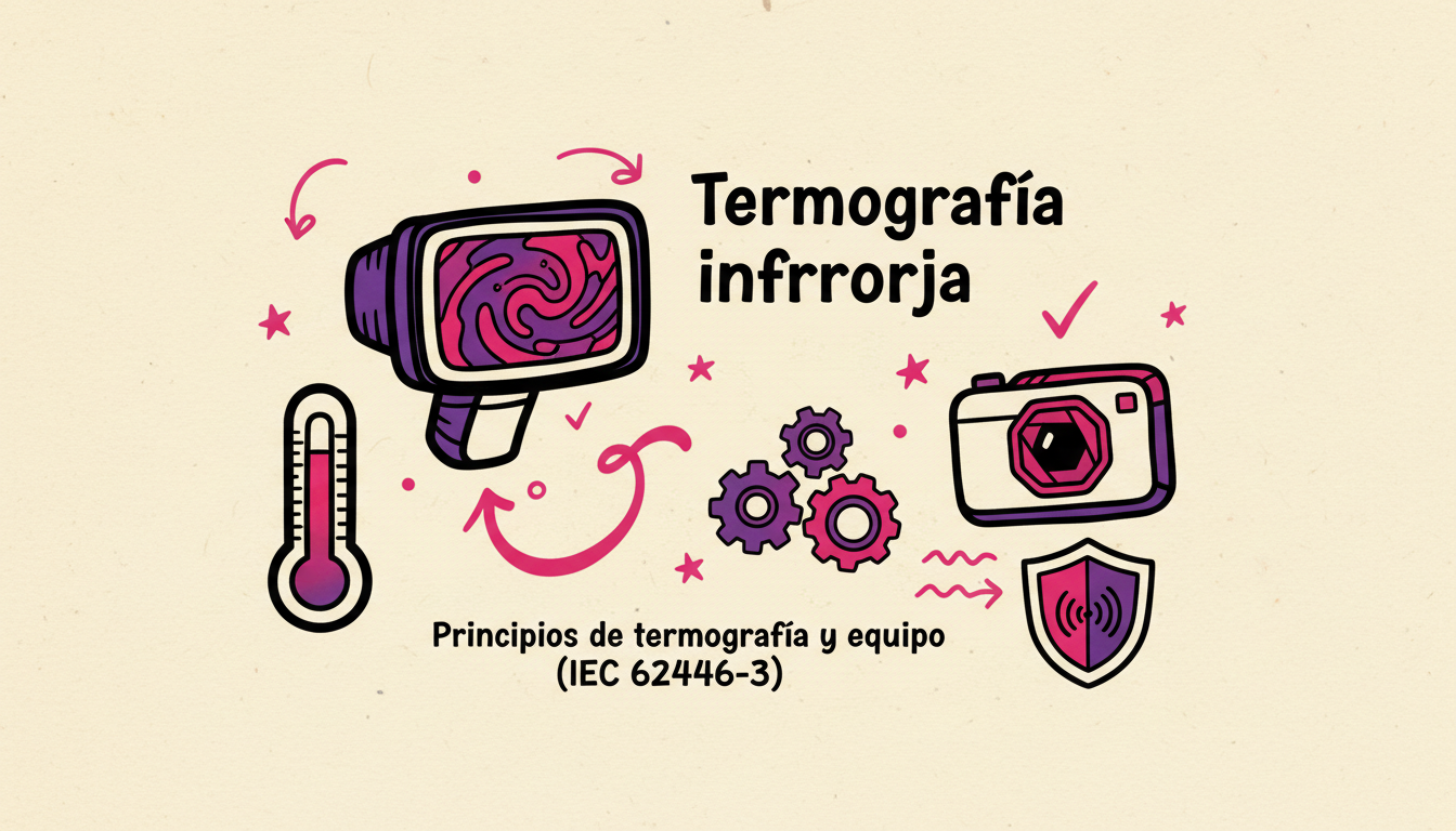 Principios de termografía y equipo (IEC 62446-3)