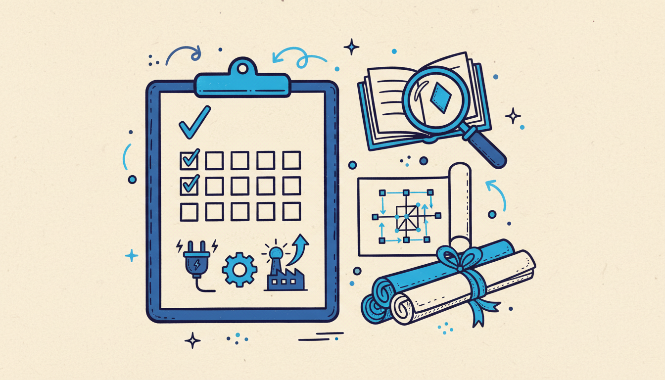 Checklist de pre-energización y documentación as-built