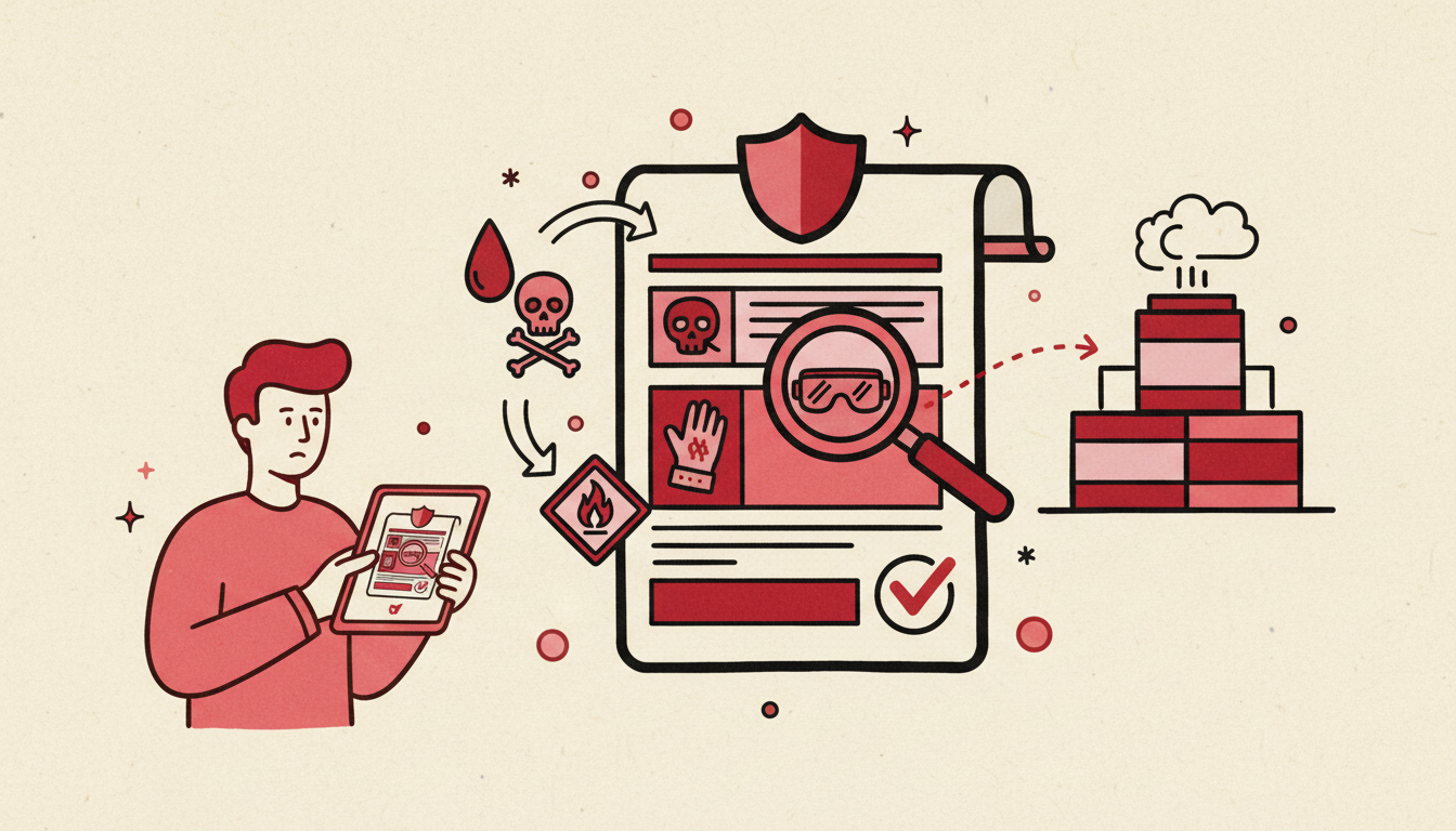 Intoxicaciones: uso de la Ficha de Datos de Seguridad (FDS)