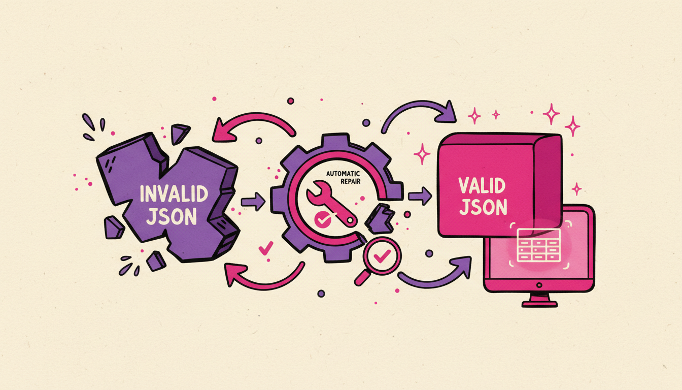 Validación y reparación automática de JSON inválido