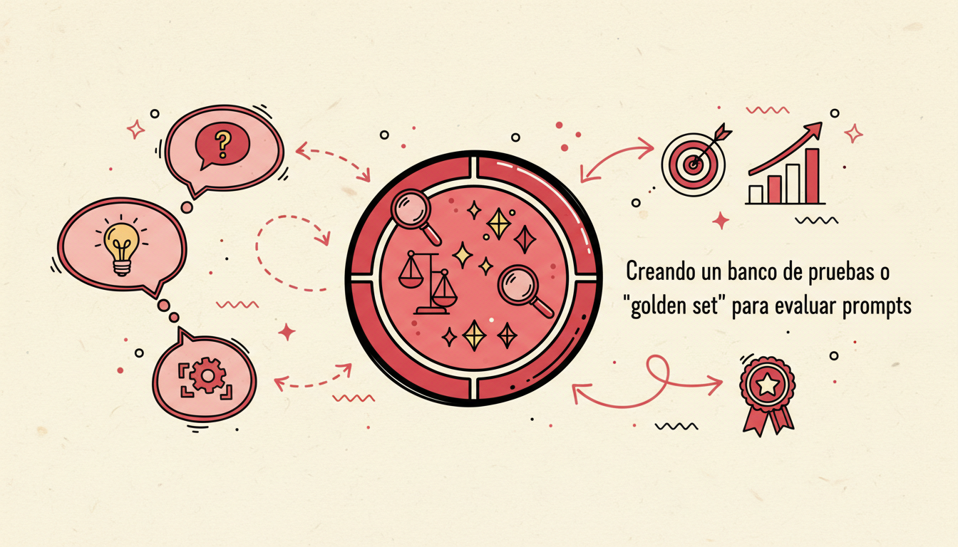 Creando un banco de pruebas o 'golden set' para evaluar prompts