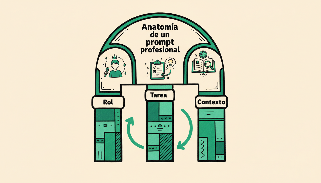 Rol, Tarea y Contexto: los 3 pilares de un prompt claro