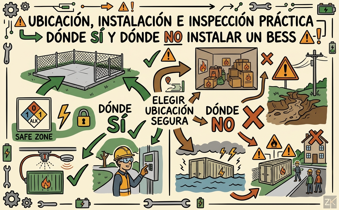 Dónde SÍ y Dónde NO Instalar un BESS