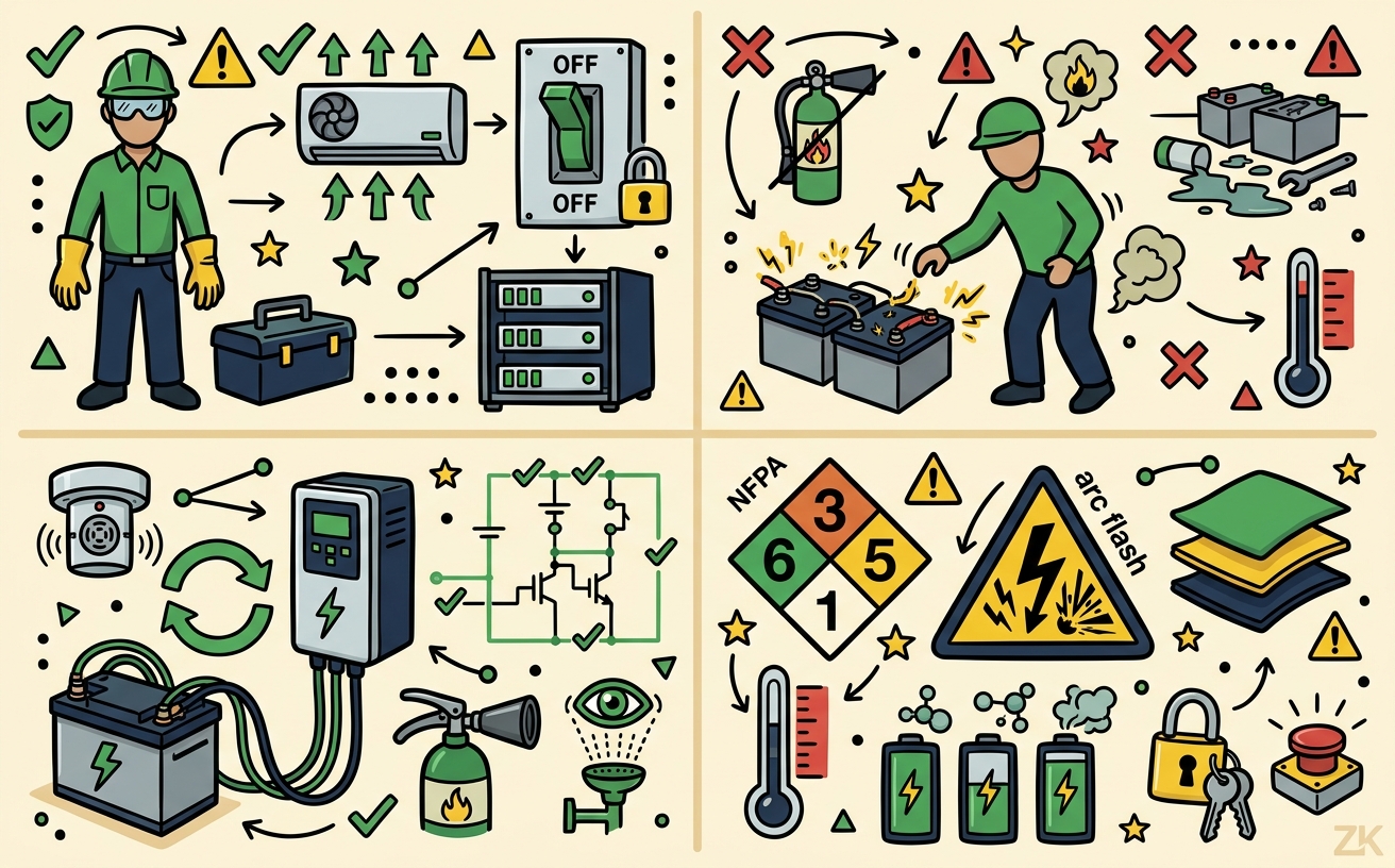 Resumen de la Lección: OSHA 1910.178(g) — Battery Charging y Estaciones de Batería