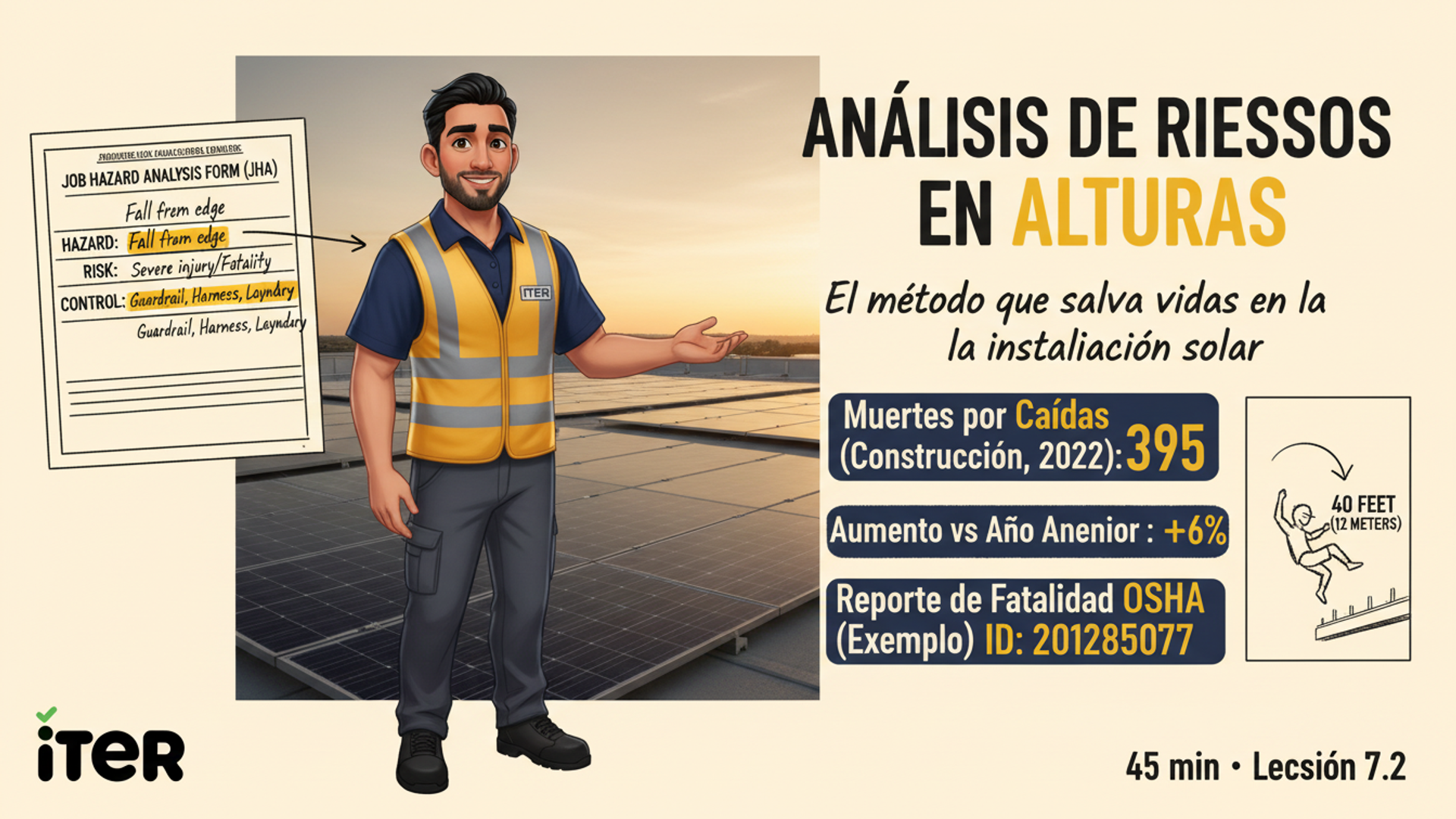 Job Hazard Analysis (JHA) específico para alturas