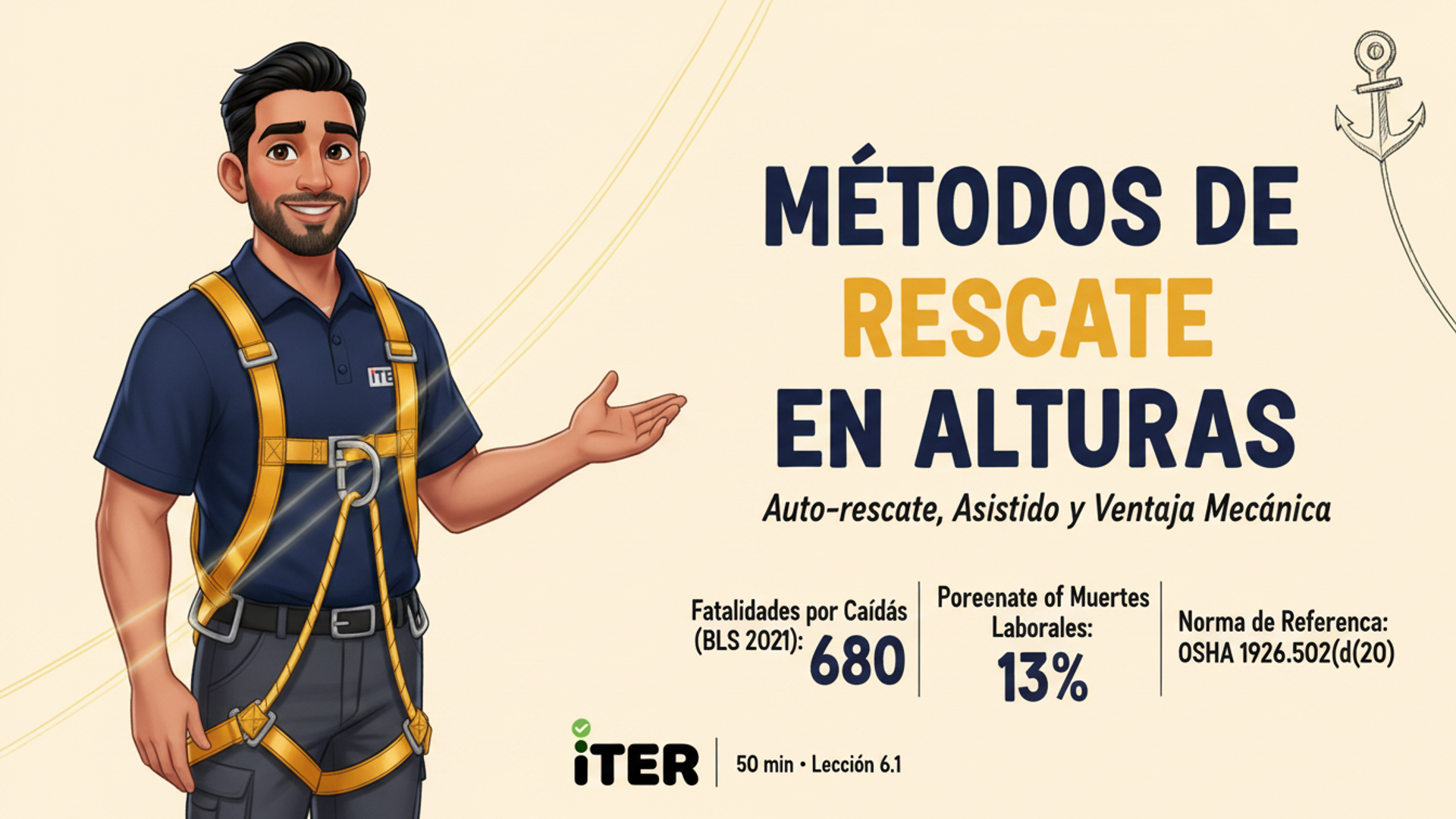 Métodos de rescate: self-rescue, assisted, mechanical advantage