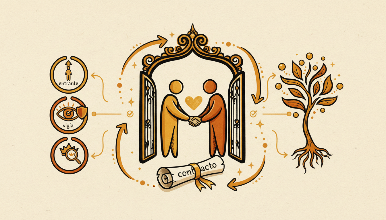 El permiso de entrada: un contrato para la vida