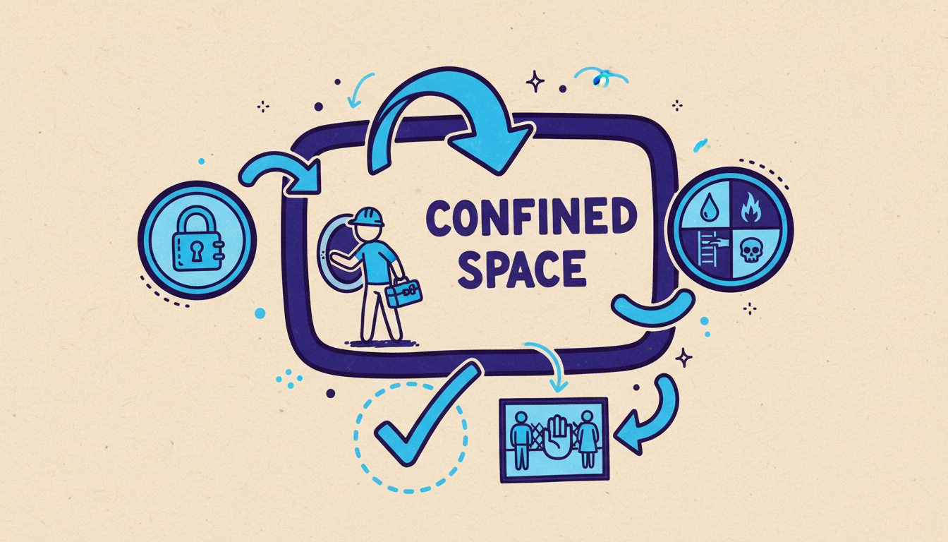 Cuándo un espacio confinado requiere permiso de entrada (PRCS)